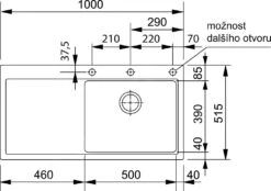 Franke Mythos - Fregadero De Fragranite MTG 611/7, 1000x515 Mm, ónix 114.0250.542 -Franke 038faa3f4c1b908650d27d68