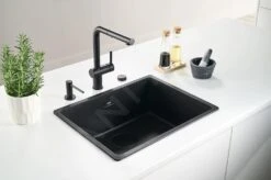 Franke Active New - Grifo De Fregadero FN 6110.901 Con Ducha Extraíble, Negro Mate 115.0653.382 -Franke 04a822eae0849d723f3f0710