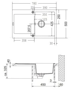 Franke Conjuntos De Cocina - Conjunto De Cocina G40, Fregadero De Granito MRG 611, ónix + Grifo FN 0147.031, Cromo 114.0283.433 -Franke 058caaaa220886cf0ddd8d2d