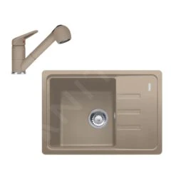 Franke Conjuntos De Cocina - Conjunto De Cocina G118, Fregadero De Fragranite BSG 611-62 Y Grifo FC 9547.424, Cachemira 114.0510.435