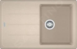 Franke Basis - Fregadero De Fragranite BFG 611-78, 780x500 Mm, Mechas De Arena 114.0285.170