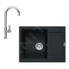 Franke Conjuntos De Cocina - Conjunto G165, Fregadero De Fragranite MRG 611-62 Y Grifo FP 0408.031, Negro Mate/cromo 114.0650.567 -Franke 117f601009ac42399db8bb05
