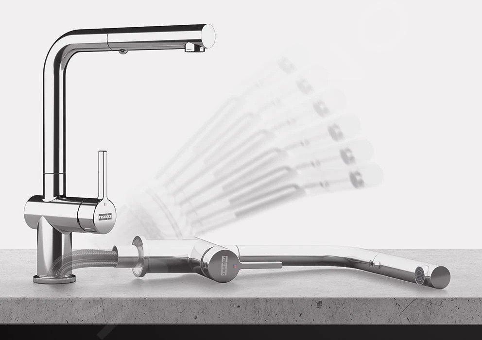 Franke Active New - Grifo De Fregadero FG 6560.031, Plegable Bajo Ventana, Con Ducha Extraíble, Cromo 115.0653.391 9 Franke Active New - Grifo De Fregadero FG 6560.031, Plegable Bajo Ventana, Con Ducha Extraíble, Cromo 115.0653.391 - Imagen 7