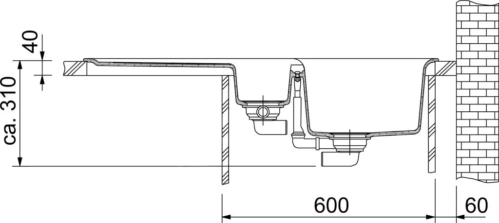 Franke Orion - Fregadero De Tectonite OID 651, 1000x510 Mm, Negro 114.0288.592 5 Franke Orion - Fregadero De Tectonite OID 651, 1000x510 Mm, Negro 114.0288.592 - Imagen 3