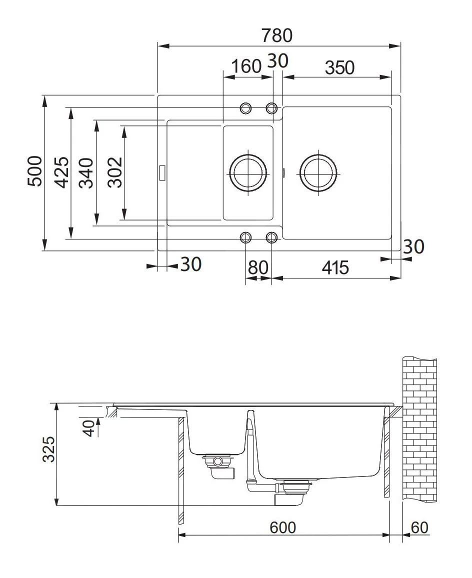 Franke Maris - Fregadero De Fragranite MRG 651-78, 780x500 Mm, Piedra Gris 114.0285.340 4 Franke Maris - Fregadero De Fragranite MRG 651-78, 780x500 Mm, Piedra Gris 114.0285.340 - Imagen 2