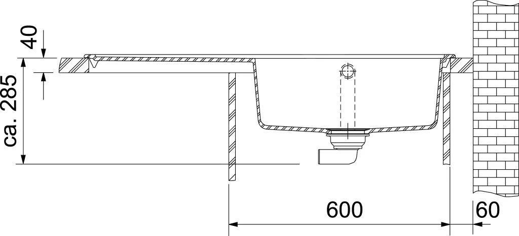 Franke Mythos - Fregadero De Fragranite MTG 611/2, 1000x515 Mm, ónix 114.0250.541 5 Franke Mythos - Fregadero De Fragranite MTG 611/2, 1000x515 Mm, ónix 114.0250.541 - Imagen 3