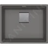 Franke Kubus 2 - Fregadero De Fragranite KNG 110-52, 560x460 Mm, Piedra Gris 125.0641.422 -Franke 1a77f4d0b6012a8f3eb1375e