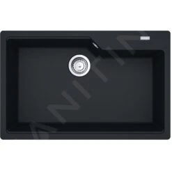 Franke Urban - Fregadero De Fragranite UBG 610-78, 780x500 Mm, Negro Mate 114.0637.594