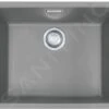 Franke Sirius - Fregadero De Tectonite SID 110-50, 525x440 Mm, Gris 125.0582.205 -Franke 22f90673aa5a4df0fa457b6a