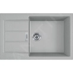 Franke Sirius 2.0 - Fregadero De Tectonite S2D 611-78 XL, 780x500 Mm, Gris 143.0617.617