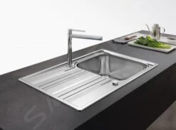Franke Smart - Fregadero SRX 611-86 LB, 860x500 Mm, Acero Inoxidable 101.0395.055 -Franke 275b69c18d419833373147bf