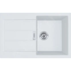 Franke Sirius 2.0 - Fregadero De Tectonite S2D 611-78, 780x500 Mm, Blanco 143.0613.581