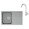 Franke Conjuntos De Cocina - Set T96, Tectonitový Dřez OID 611-78 Y Grifo FP 9000.031, Gris/cromo 143.0675.619 -Franke 2cc21ec0f23d870957949c7e