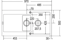 Franke Maris - Fregadero De Fragranite MRG 651, 970x500 Mm, Blanco Hielo 114.0120.249 -Franke 30889146a5140b6f55307927 3