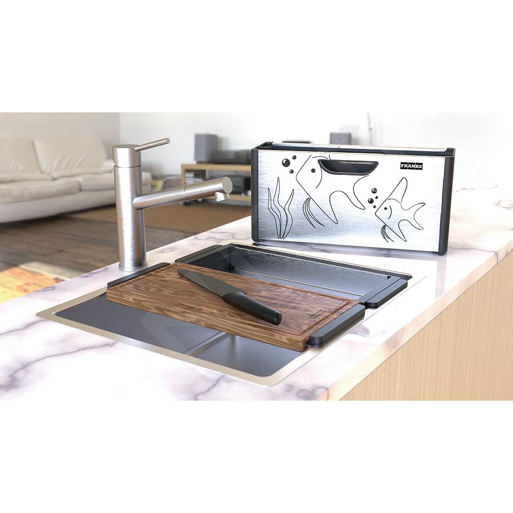 Franke Accesorios - Caja Con Accesorios Para Fregadero, Acero Inoxidable/plástico Negro 112.0619.946 13 Franke Accesorios - Caja Con Accesorios Para Fregadero, Acero Inoxidable/plástico Negro 112.0619.946 - Imagen 11