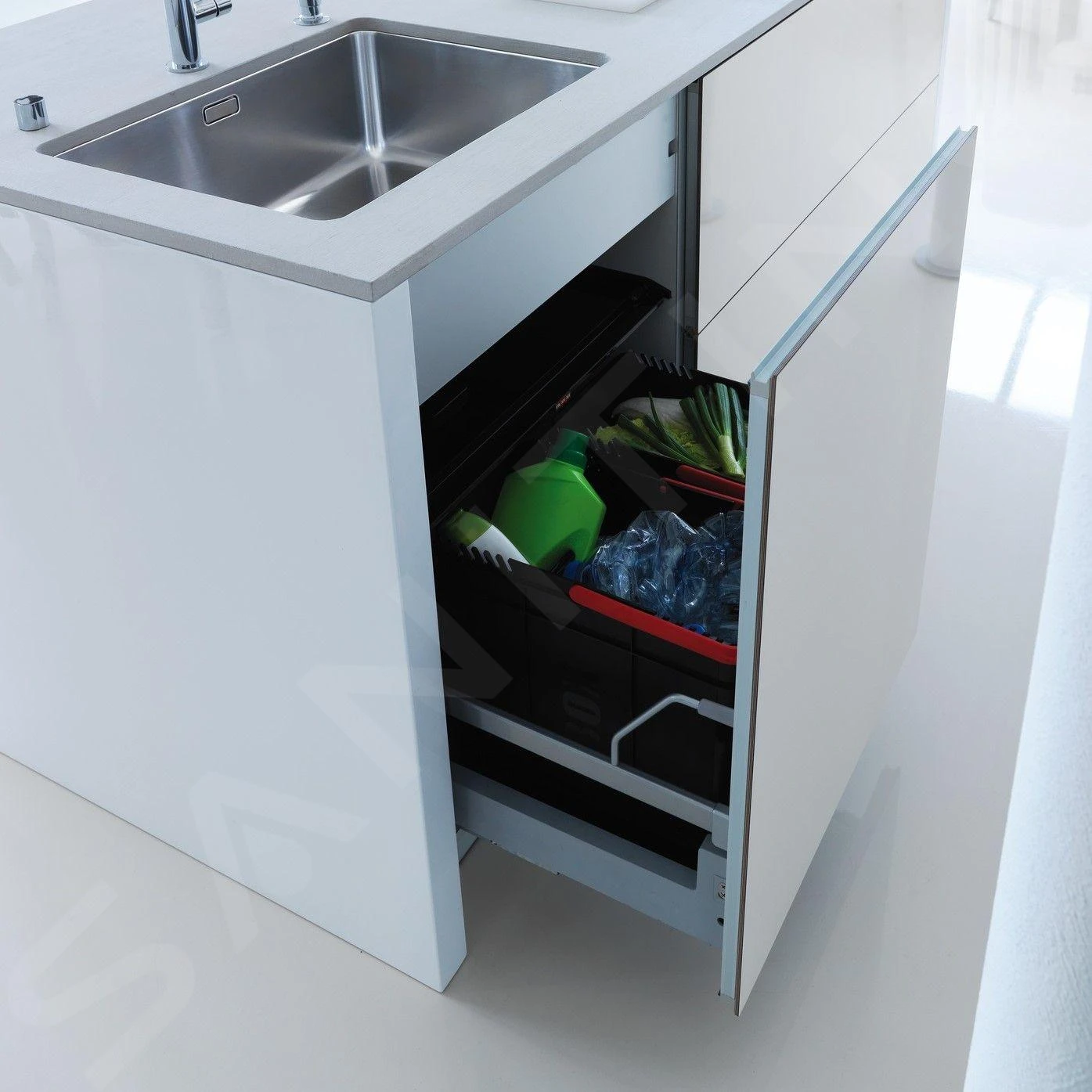 Franke Sortery - Cubo De Basura Integrado 300-60 Duo 121.0150.143 5 Franke Sortery - Cubo De Basura Integrado 300-60 Duo 121.0150.143 - Imagen 3