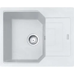 Franke Urban - Fregadero De Fragranite UBG 611-62, 620x500 Mm, Blanco Hielo 114.0582.803