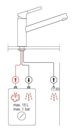 Franke Orbit - Grifo De Fregadero FC 3148.031, Cromo 115.0623.148 -Franke 39d4c3079b8410304479f48f