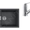 Franke Conjuntos De Cocina - Conjunto T89, Fregadero De Tectonite S2D 611-78 XL Y Grifo FN 0642.031 ECO, Negro/cromo 143.0618.747 -Franke 3e36f357a5f263df137a7d60