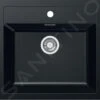 Franke Sirius - Fregadero De Tectonite SID 610, 560x530 Mm, Negro 114.0264.011 -Franke 413760ddf9a7f7945e4fcd69