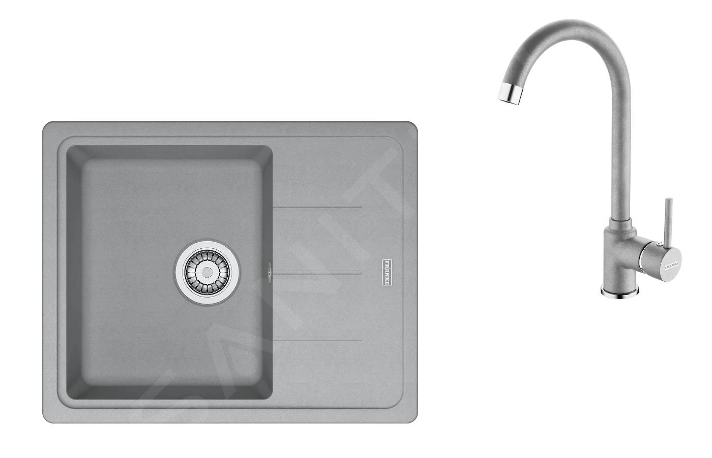 Franke Conjuntos De Cocina - Conjunto G172, Fregadero De Fragranite BFG 611-62 Y Grifo FP 9000.084, Piedra Gris/piedra Gris 114.0619.581 3 Franke Conjuntos De Cocina - Conjunto G172, Fregadero De Fragranite BFG 611-62 Y Grifo FP 9000.084, Piedra Gris/piedra Gris 114.0619.581