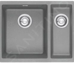 Franke Sirius - Fregadero De Tectonite SID 160/2, 560x440, Gris 125.0582.208