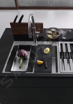 Franke Box Center - Fregadero BWX 220/620-54-27/2, 860x510 Mm, Acero Inoxidable 127.0538.259 -Franke 48714ebd6dc734cbd508b929