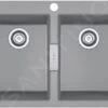 Franke Sirius 2.0 - Fregadero De Tectonite S2D 620-86, 860x500 Mm, Gris 143.0650.970