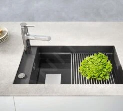 Franke Kubus 2 - Fregadero De Fragranite KNG 110-62, 760x460 Mm, ónix 125.0512.515 -Franke 5ceb58347b796467c3218200