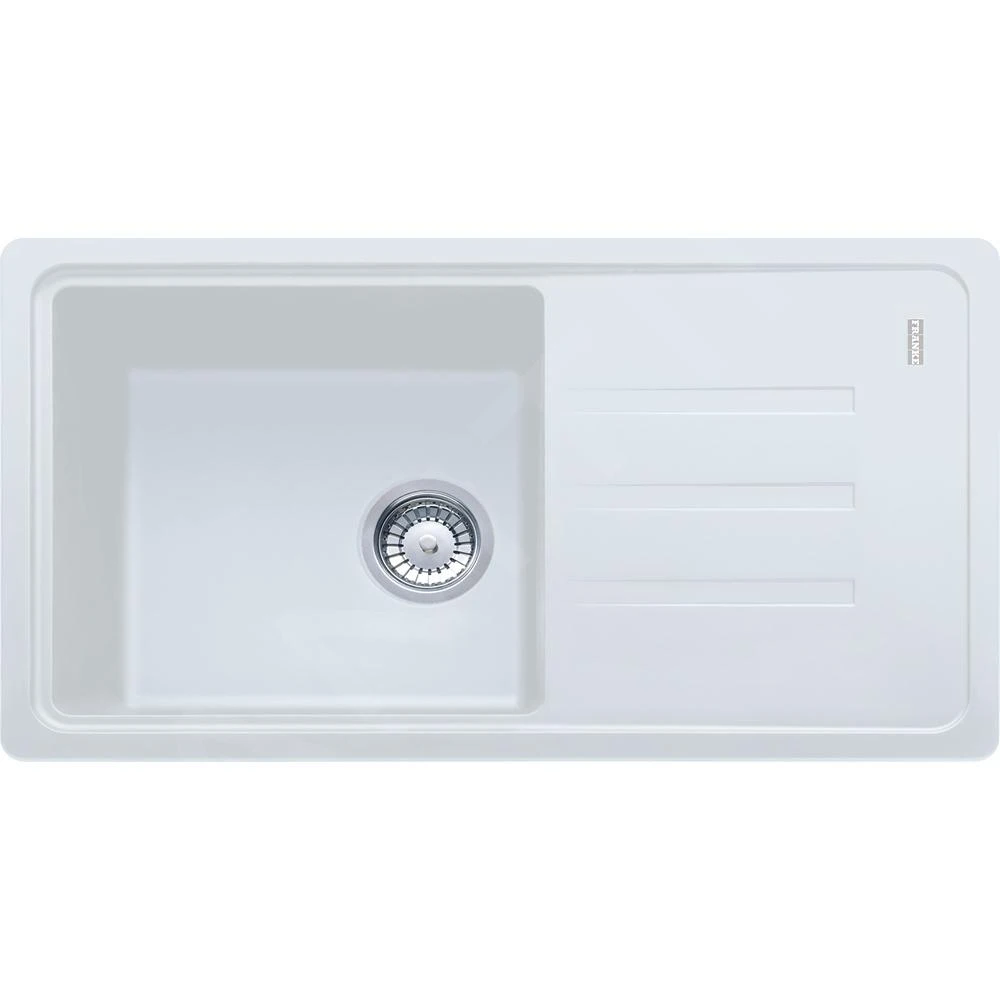 Franke Malta - Fregadero De Fragranite BSG 611-78/39, 780x435 Mm, Blanco Hielo 114.0440.907 3 Franke Malta - Fregadero De Fragranite BSG 611-78/39, 780x435 Mm, Blanco Hielo 114.0440.907