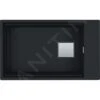 Franke Kubus 2 - Fregadero De Fragranite KNG 110-62, 760x460 Mm, Negro Mate 125.0627.321 -Franke 6a7c2d2d219cd48cbf742a1c
