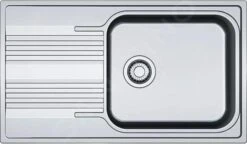 Franke Smart - Fregadero SRX 611-86 LB, 860x500 Mm, Acero Inoxidable 101.0395.055