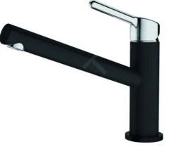 Franke Orbit - Grifo De Fregadero FC 3054.901, Cromo/negro Mate 115.0659.964