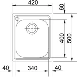 Franke Conjuntos De Cocina - Conjunto De Cocina N69, AMX 610 Y Grifo FC 9547.031, Acero Inoxidable/cromo 101.0508.438 -Franke 72a4ba4c0f052aac16c8c94b