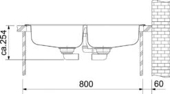 Franke Euroform - Fregadero Acero Inoxidable EFN 620-78, 780x475 Mm 101.0120.102 -Franke 78ce3ef95ec53c40b60978b0