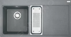 Franke Mythos - Fregadero De Fragranite MTG 651-100/2, 1000x515 Mm, Piedra Gris 114.0150.022