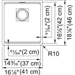 Franke Kubus 2 - Fregadero De Fragranite KNG 110-37, 410x460 Mm, ónix 125.0670.900 6 Franke Kubus 2 - Fregadero De Fragranite KNG 110-37, 410x460 Mm, ónix 125.0670.900 -Franke 7acb8d914953a878e63d66e3