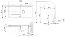Franke Conjuntos De Cocina - Conjunto G174, Fregadero De Fragranite BFG 611 Y Grifo FP 9000.071 ónix/ónix 114.0619.594 8 Franke Conjuntos De Cocina - Conjunto G174, Fregadero De Fragranite BFG 611 Y Grifo FP 9000.071 ónix/ónix 114.0619.594 -Franke 7ec78f14f377909f0f0d0f93