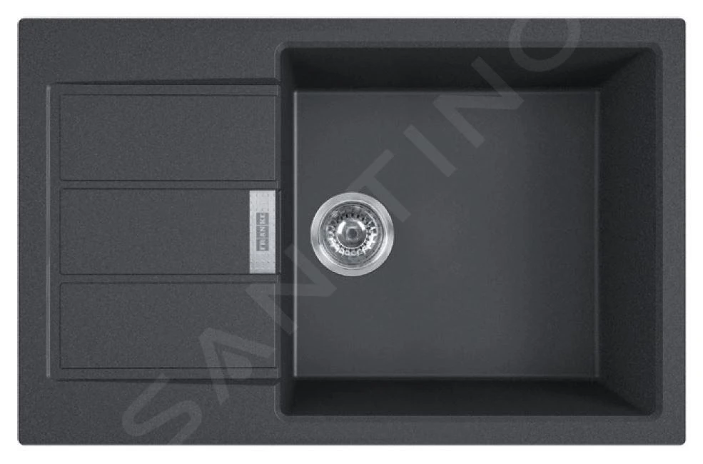 Franke Sirius 2.0 - Fregadero De Tectonite S2D 611-78 XL, 780x500 Mm, Negro 143.0617.613 3 Franke Sirius 2.0 - Fregadero De Tectonite S2D 611-78 XL, 780x500 Mm, Negro 143.0617.613