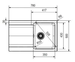Franke Sirius 2.0 - Fregadero De Tectonite S2D 611-78, 780x500 Mm, Beige 143.0670.896 5 Franke Sirius 2.0 - Fregadero De Tectonite S2D 611-78, 780x500 Mm, Beige 143.0670.896 -Franke 84361a4fb16eafb08dd57ac1