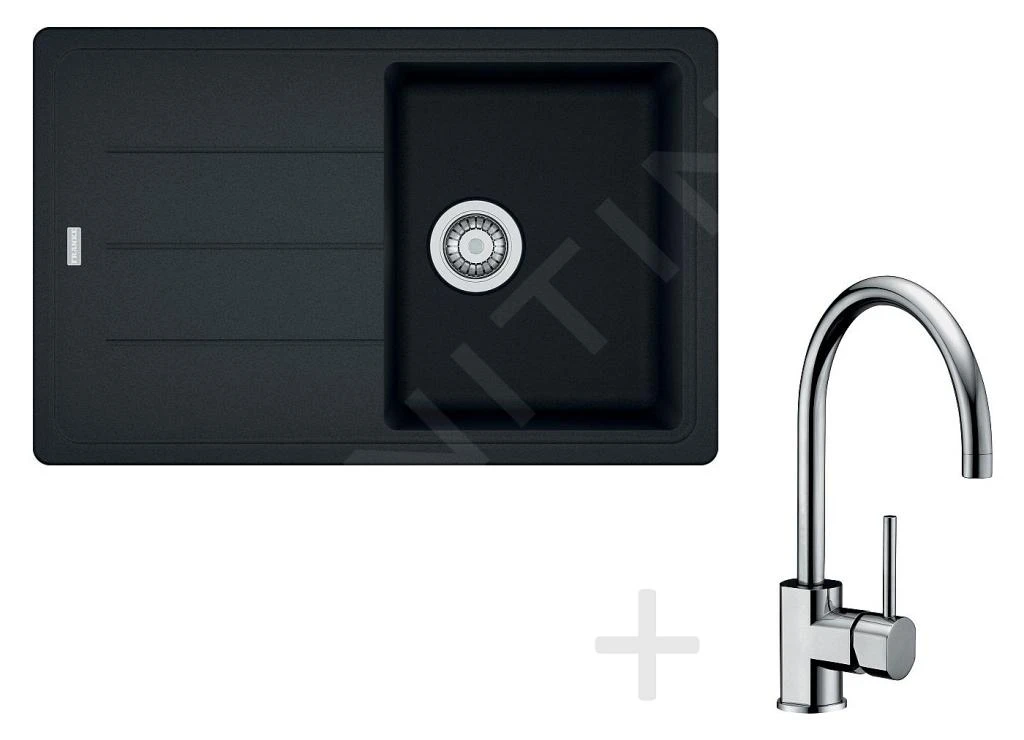 Franke Conjuntos De Cocina - Conjunto De Cocina G56, Fregadero De Granito BFG 611-78, ónix + Grifo FC 650, Cromo 114.0323.875 3 Franke Conjuntos De Cocina - Conjunto De Cocina G56, Fregadero De Granito BFG 611-78, ónix + Grifo FC 650, Cromo 114.0323.875