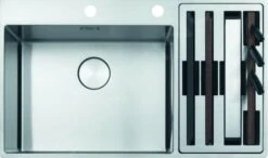 Franke Box Center - Fregadero BWX 220/620-54-27/2, 860x510 Mm, Acero Inoxidable 127.0538.259 -Franke 8c21eed9d848b405daa1fbf7