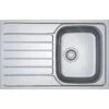 Franke Spark - Fregadero SKN 611-79, 790x500 Mm, Acero Inoxidable 101.0612.525