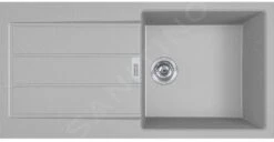 Franke Sirius 2.0 - Fregadero De Tectonite S2D 611-100, 1000x500 Mm, Gris 143.0651.011