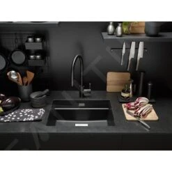 Franke Eos Neo - Grifo De Fregadero FC 0045.502 Con Caño Extraíble, Negro 115.0613.671 -Franke 951511aeb96e057b6403ecca