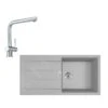 Franke Conjuntos De Cocina - Conjunto De Cocina T76, Fregadero De Tectonite S2D 611-100 Y Grifo Samoa, Gris/cromo 143.0650.602 1 Franke Conjuntos De Cocina - Conjunto De Cocina T76, Fregadero De Tectonite S2D 611-100 Y Grifo Samoa, Gris/cromo 143.0650.602 -Franke 95a3ed7821d4f1f8881595cf