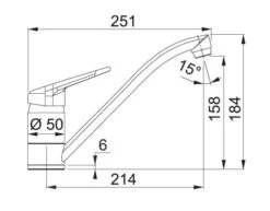 Franke Grifería - Grifo De Fregadero FC 9541.901, Negro Mate 115.0659.961 -Franke 95d2955af6318eca2cb4710b