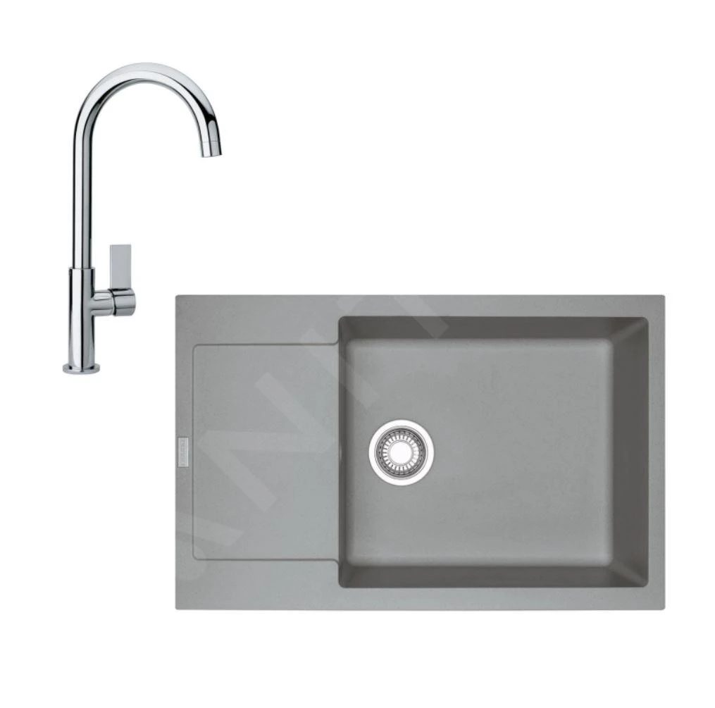Franke Conjuntos De Cocina - Conjunto De Cocina G169, Fregadero De Fragranite MRG 611-78 BB Y Grifo FP 0408.031, Roca Gris/cromo 114.0587.961 3 Franke Conjuntos De Cocina - Conjunto De Cocina G169, Fregadero De Fragranite MRG 611-78 BB Y Grifo FP 0408.031, Roca Gris/cromo 114.0587.961