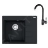 Franke Conjuntos De Cocina - Conjunto G230, Fregadero De Fragranite CNG 611-62 TL/2 Y Grifo FP 9000.071, ónix 114.0650.788 -Franke 9db8f1739319ea4af8233c39