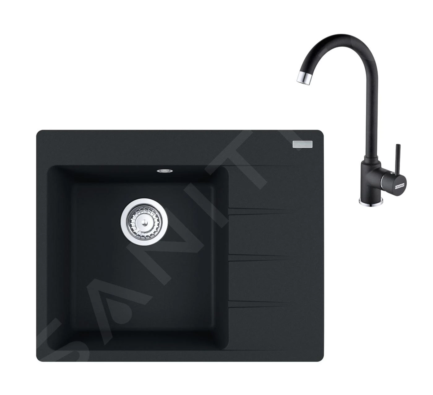 Franke Conjuntos De Cocina - Conjunto G230, Fregadero De Fragranite CNG 611-62 TL/2 Y Grifo FP 9000.071, ónix 114.0650.788 3 Franke Conjuntos De Cocina - Conjunto G230, Fregadero De Fragranite CNG 611-62 TL/2 Y Grifo FP 9000.071, ónix 114.0650.788